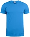 Heren T-shirt V Hals Clique Basic 029035 Kobalt